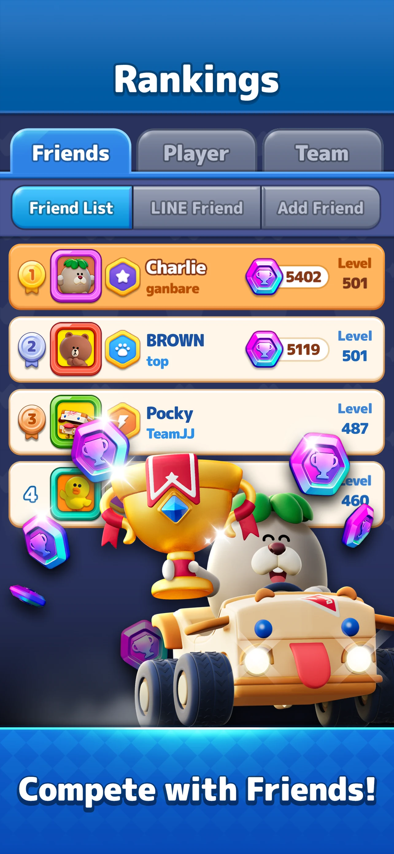LINE Match Flight screenshot
